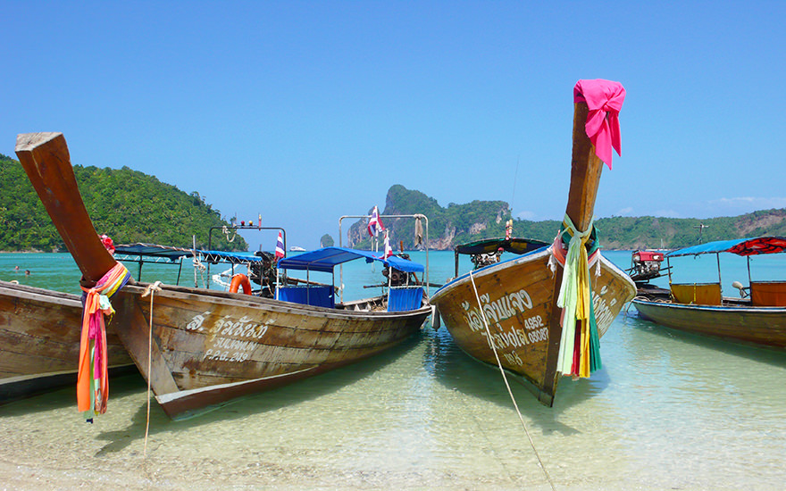 Longtailboote Koh Phi Phi